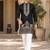 black zari sequins thread embroidery work kurta pajama