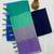 Multicolor linen stripes print printed saree