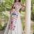 Magnetic White Cotton Navratri Wear Lehenga With Embroidered Blouse