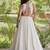 Magnetic White Cotton Navratri Wear Lehenga With Embroidered Blouse