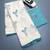 Cream linen floral print printed saree