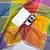 Multicolor linen block print printed saree