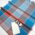 Multicolor linen stripes print printed saree