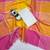 Multicolor linen stripes print printed saree