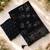 Black georgette floral print printed saree