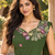 Women   s Georgette Floral Sequence With Embroidery Patch Ready to Wear Saree/Embroidered Stitched Sleeveless Blouse 