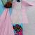 Pink georgette readymade suit with embroidery & sequence work