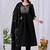 Black pure cotton floral embroidered kurta trouser dupatta set