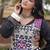 Black cotton readymade anarkali suit with gota patti & lace work
