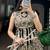 Beautiful Black Floral Printed Cotton Navratri Wear Lehenga Choli