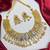 south indian temple choker necklace set with teardrop pearl