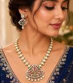 indian bridal kundan choker necklace set