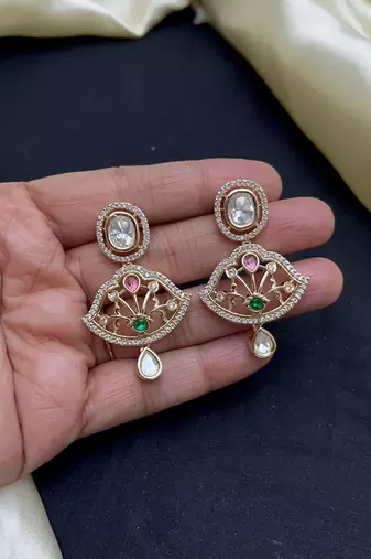 indian bridal kundan choker necklace set
