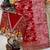 woven with embroidered silk blend red saree with blouse for women's