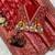 woven with embroidered silk blend red saree with blouse for women's