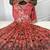 womens elegant silk blend anarkali gown with kalamkari prints