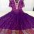 Wine zari weaving ethnic fit and flare weaving gown for women