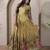 Women ethnic printed anarkali maxi dress with kalamkari motifs
