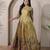 Women ethnic printed anarkali maxi dress with kalamkari motifs
