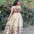 Women embellished ethnic gown with layered jacket