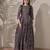 silk blend kalamkari fit & flared with  long length ethnic gown
