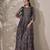 silk blend kalamkari fit & flared with  long length ethnic gown