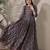 silk blend kalamkari fit & flared with  long length ethnic gown