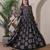 silk blend kalamkari fit & flared with  long length ethnic gown