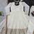 White embroidery silk blend  full stitched anarkali suit