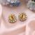 Yellow color kundan earrings with royal handmade traditional jewelry appeal