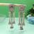 Pinkish purple color kashmiri kundan earrings with elegant designer fashion style