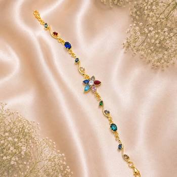 Multi color tulip bracelet featuring elegant fashion jewelry style 2
