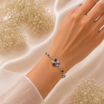 Multi color tulip bracelet crafted for stylish everyday wear 1