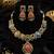 Multi color sabyasachi inspired ad & russian stone necklace set elegant fashion appeal