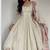 Off white embroidery silk blend  full stitched anarkali suit