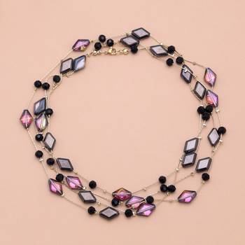 Multi color beaded mala featuring stylish handmade ethnic fashion appeal 2