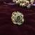 Green color kundan ring with royal handmade traditional jewelry design