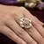 Light purple color kundan ring featuring premium traditional designer appeal