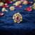 Red color kundan ring featuring beautiful festive fashion jewelry appeal