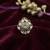 White color kundan ring with elegant traditional designer jewelry style