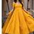 Yellow jeqauaed chanderi silk full stitched anarkali suit