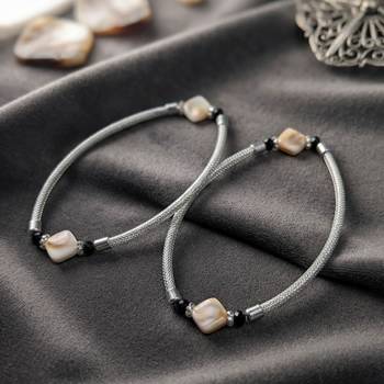 Multi color oxidised anklet with vibrant traditional patterns and stylish indian ethnic jewellery appeal 1