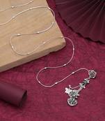 Red color oxidised kamarband with elegant traditional ethnic jewellery design for women