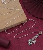 Red color oxidised kamarband with beautiful ethnic waist jewellery design for women