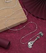 Silver color oxidised kamarband with elegant traditional ethnic jewellery design for women