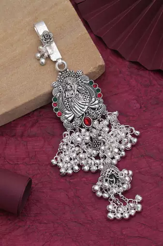 Red & green color oxidised kamar juda with elegant traditional ethnic design