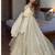 Off white embroidery silk blend full stitched anarkali suit