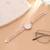 White color rose gold watch for girls & women