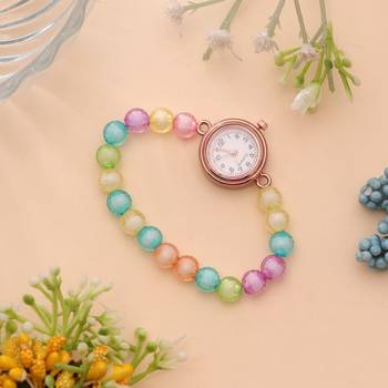 Rose gold plated watch for girls & women with designer look 2