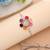Rose gold plated watch for girls & women with chic design